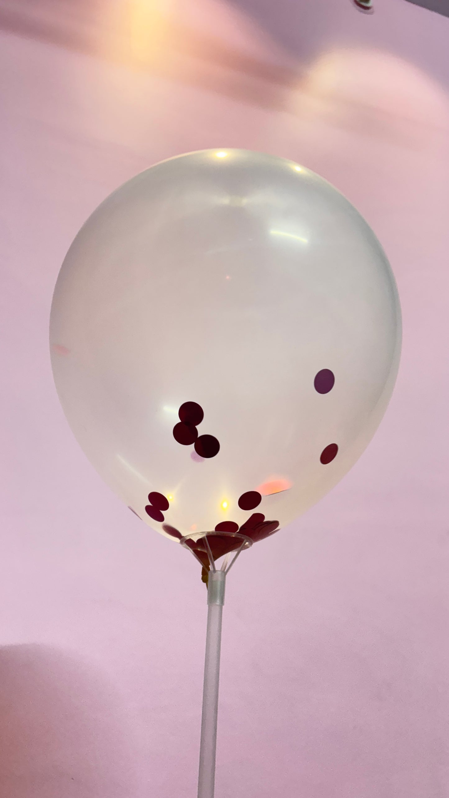 Party Decoration Confetti Balloons Pink